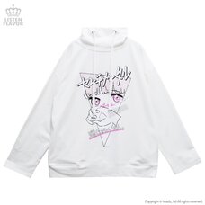 LISTEN FLAVOR Sentimental Girl High-Neck Pullover
