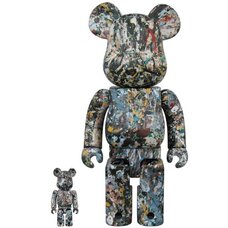 BE@RBRICK Jackson Pollock Ver. 2.0 100% & 400%