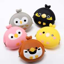 Kotori Tai Happy Bird Silicone Coin Pouches