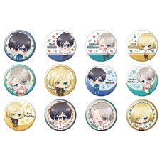 Yuri!!! on Ice Character Badge Set: Uniform Ver.