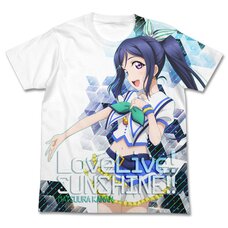 Love Live! Sunshine!! Kanan Matsuura White Graphic T-Shirt