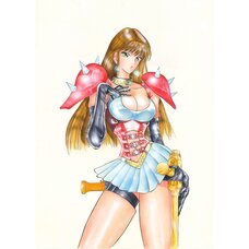 Makoto Niwano Bomber Girl Original Framed Reproduction Art Print No. 1