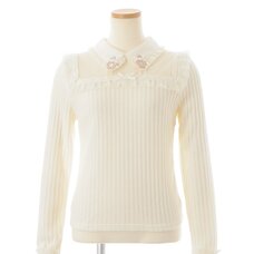 LIZ LISA Perfume Bottle Ribbed Top