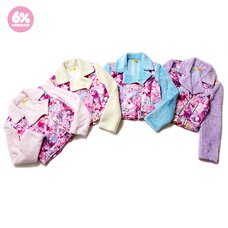 6%DOKIDOKI Girls Daydream Boa Biker Jacket