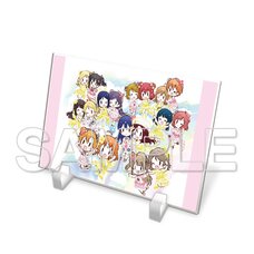 Love Live! General Magazine Vol. 1: Love Live! Series μ's & Aqours Acrylic Plate