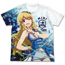 The Idolm@ster Platinum Stars Miki Hoshii Full-Color White T-Shirt