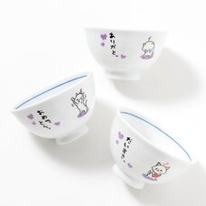 Hitokoto Animal Bowls (Cat)