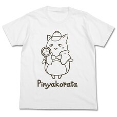 The Idolm@ster Cinderella Girls Miyako Anzai Pinyakorata White T-Shirt