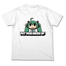 Hatsune Miku CHANxCO Ver. Put Your Hands Up White T-Shirt