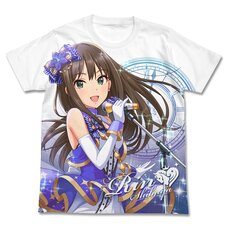 The Idolm@ster Cinderella Girls Stage of Magic Rin Shibuya Full-Color White T-Shirt