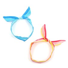 Le cocone Adult Resort Artsy Striped Ribbon Wire Headband