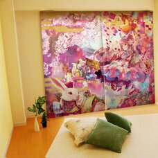 Yuu Illustrated Curtains - Alice in Yamatoland