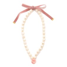 Q-pot. The Skull Fell in Love Pearl Necklace