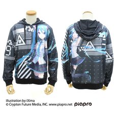 Hatsune Miku V4X Full Graphic Light Hoodie