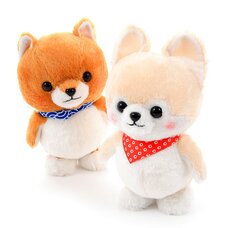 Mameshiba San Kyodai Voice Mimicking & Walking Dog Plush Collection