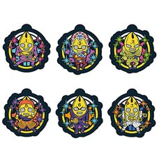 JoJo's Bizarre Adventure: Golden Wind Bizarre Costume Ver. Trading Rubber Charms Box Set