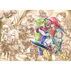 Akihiro Kimura Emerald Dragon Tatakai no Kioku Reproduction Art Print
