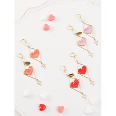Honey Salon Love Cross Earrings