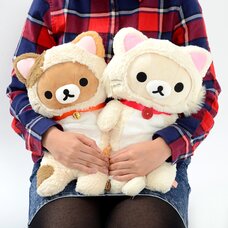 Rilakkuma Motto Nonbiri Neko Huggable Plush Collection