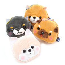 Mameshiba San Kyodai Mini Face Pouches
