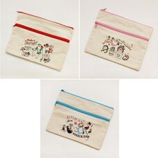 Cou Cou Travel Double Zipper Pouches