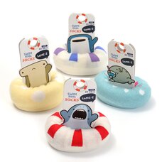 Same-Z Swim Ring Shark Socks