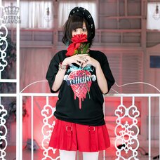 LISTEN FLAVOR x Gimme Geek!! Collaboration Vol. 1 Demonic Strawberry Big T-Shirt