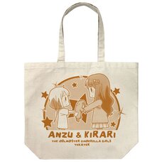 The Idolm@ster Cinderella Girls Theater Anzu & Kirari Natural Large Tote Bag