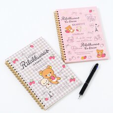 La Fraise a Paris Rilakkuma Spiral-Bound Notebooks