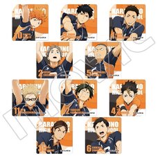Haikyu!! Karasuno High vs Shiratorizawa Academy Metal Charm Collection Box Set