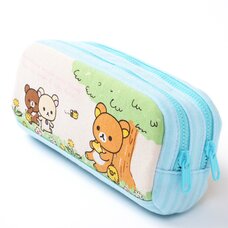 Rilakkuma Korilakkuma to Atarashii Otomodachi Twin Pen Pouch