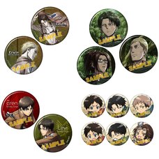 Attack on Titan Pin Badge Set