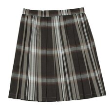 Teens Ever Black x White High School Uniform Skirt