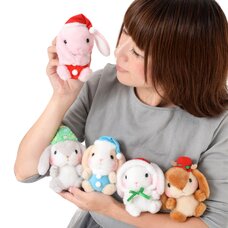 Pote Usa Loppy Merry Christmas Rabbit Plush Collection (Ball Chain)