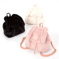 FLAPPER Rabbit-Eared Furry Backpack