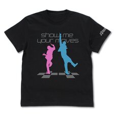 Dance Dance Revolution Show Me Your Moves Black T-Shirt
