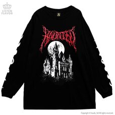 LISTEN FLAVOR Haunted Castle Long Sleeve T-Shirt