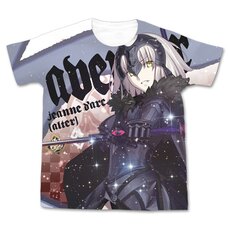 Fate/Grand Order Jeanne d'Arc (Alter) Full-Color White T-Shirt
