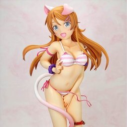 Oreimo 2 Kirino Kosaka: Cat Ear Swimsuit Ver. Soft Breast Edition 1/2.5 Scale Figure (Re-run)