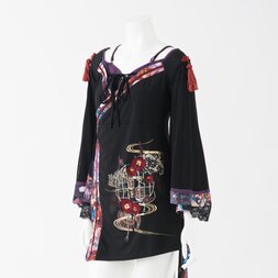 Ozz Oneste Camellia Print Tunic