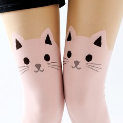 Takeuchi Color Animal Fake Thigh-High Tights