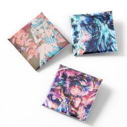Vivid Worlds of sshigaraki Square Pin Badge Collection