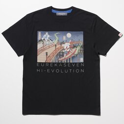 Eureka Seven x Ungreeper Renton & Eureka Black T-Shirt