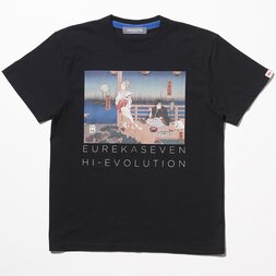 Eureka Seven x Ungreeper Anemone & Dominic Black T-Shirt