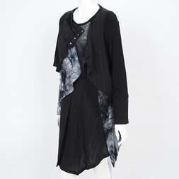 Ozz Croce Marble Pleated Dress