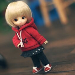 Dolk Original Doll: Brownie White Normal Skin w/ Makeup (Full Set)