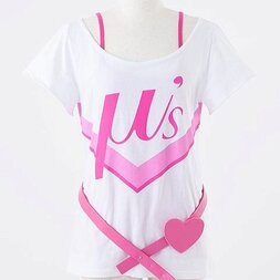 Love Live! Happy Maker! Honoka T-Shirt Cosplay Set