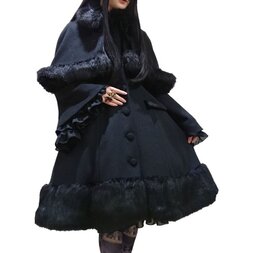 Atelier Pierrot Princess Sleeve Coat w/ Cape