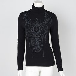Ozz Croce Magical Circle Print High-Neck Cutsew