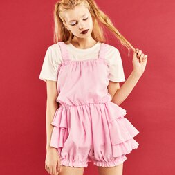 YUMMY MART Gingham Rompers
